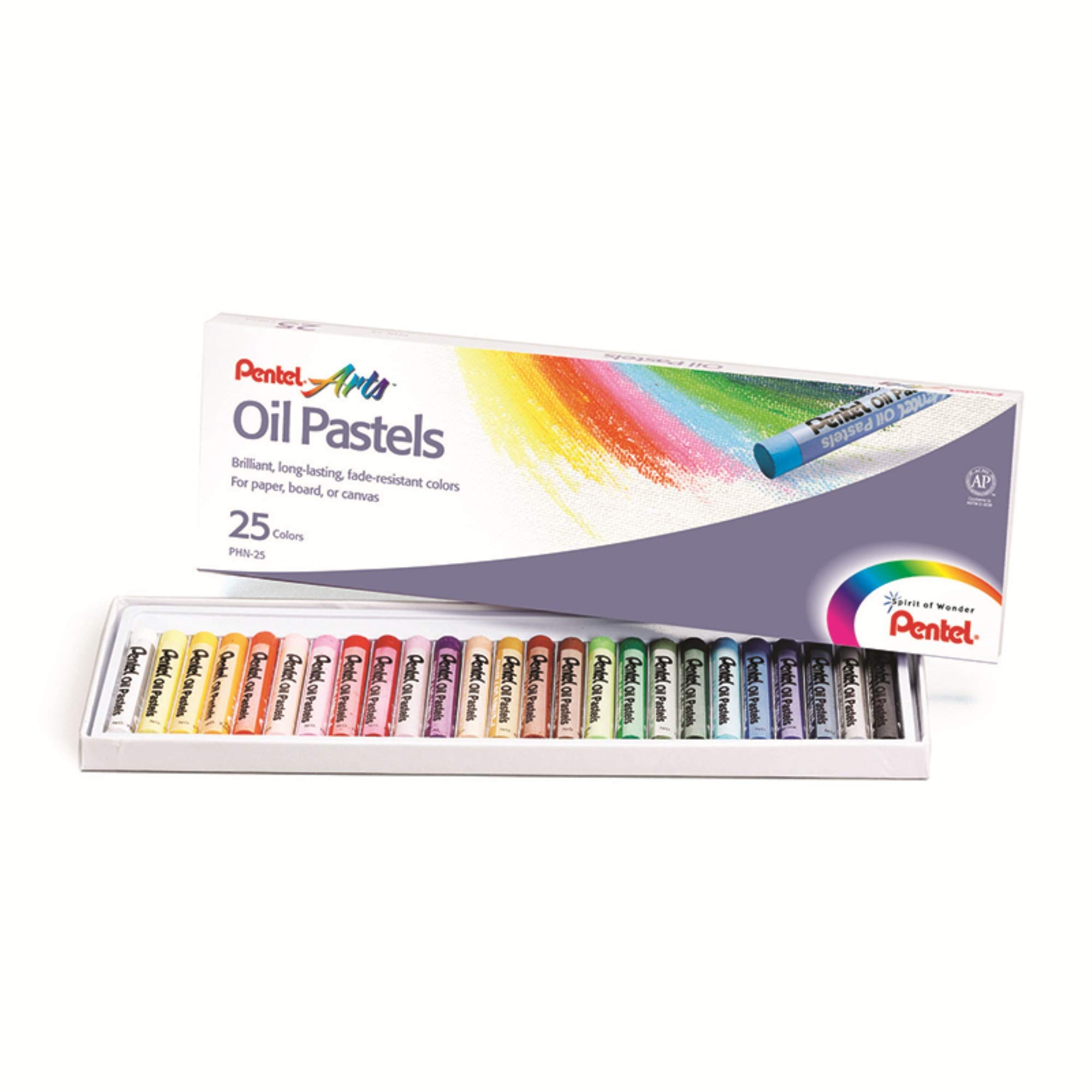 Amazon.com : Pentel Arts Oil Pastel Set, Assorted Colors, Set of