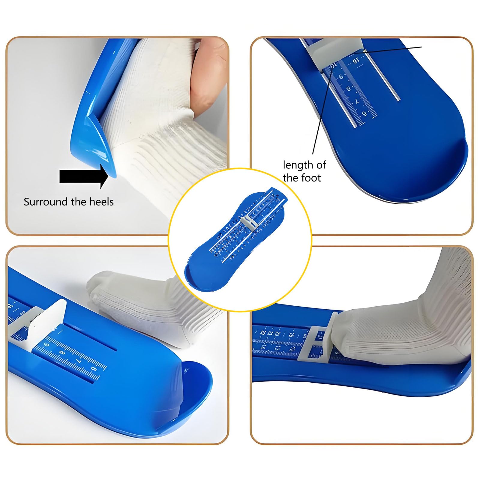 Pedimetre Enfants, Mesureur Foot Enfant, Mesures Pied Enfant, Appareil de Mesure Des Pieds pour Enfants