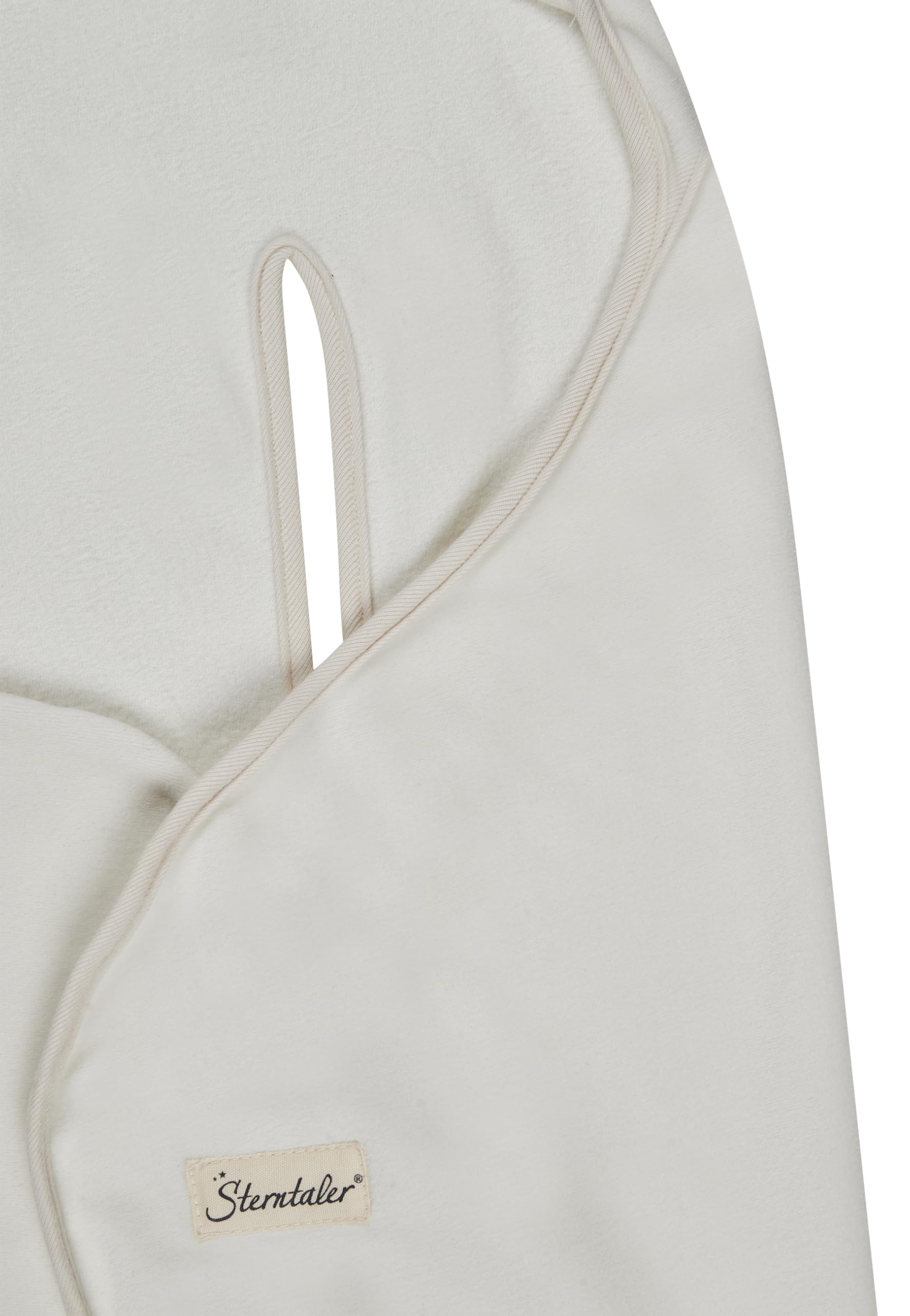 Sterntaler Einschlagdecke Fuchs Filou 80x90cm - kuscheliges Microfleece - mit feiner Stickerei - integrierte Gurtschlitze & Klettverschluss - ideal für Babyschale - Kuscheldecke - ab Geburt, lichtgrau
