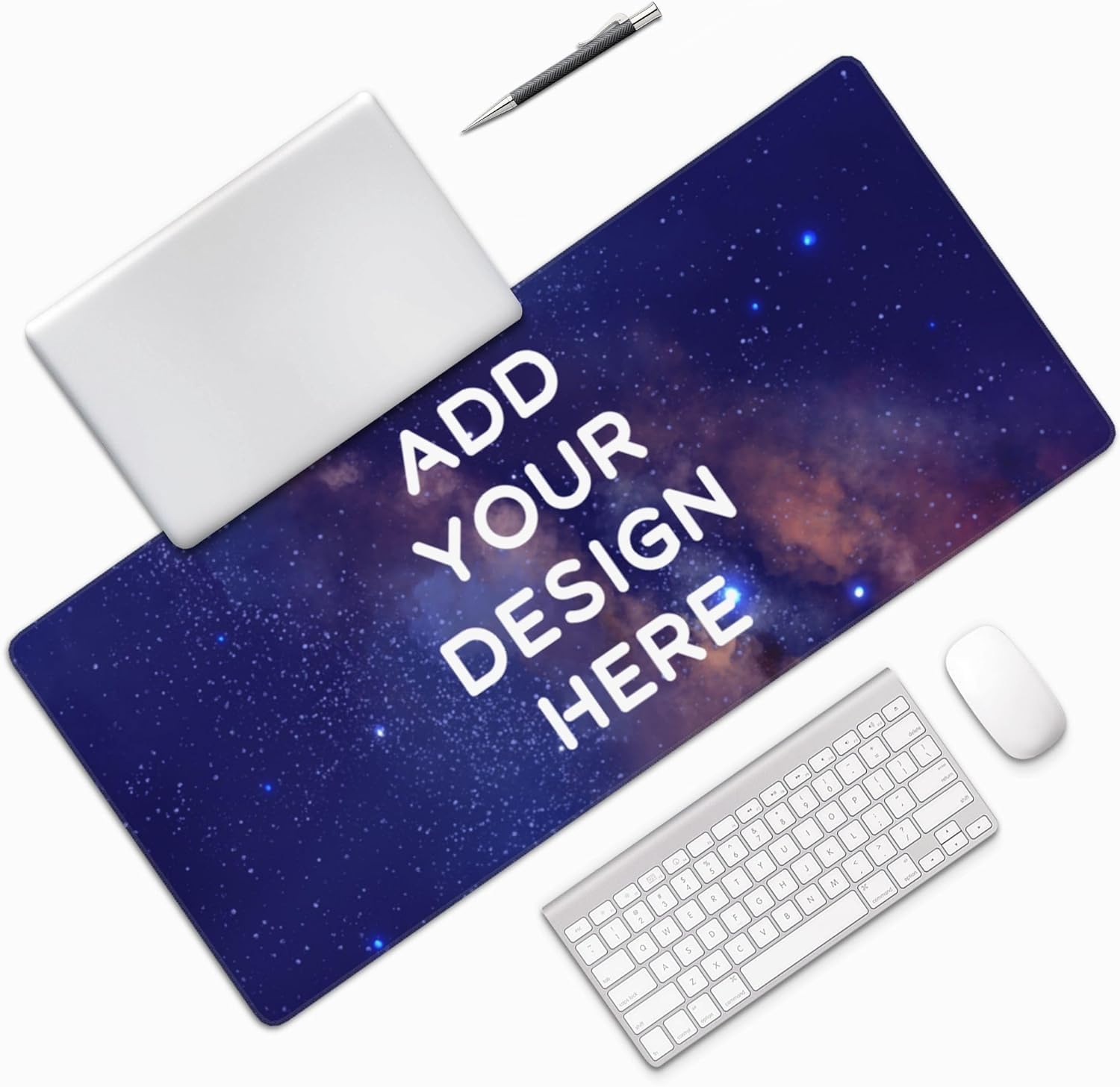 Custom Large Desk Pad with Photo Text