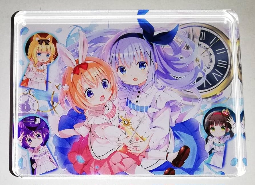 ご注文はうさぎですか？ チノ 缶バッチ アクリルブロック 〈ハートポーズ〉 ご注文はうさぎですか？ チノ 缶バッチ アクリルブロック 〈ハートポーズ〉