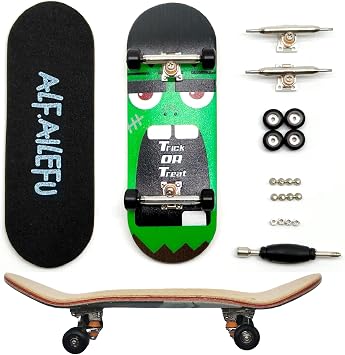 Pro Fingerboard 34mm Wooden Board Professional Finger Skateboard Trucks CNC Wheels with BearingsA68-5