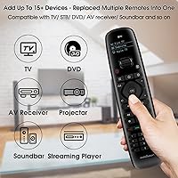 Vista 2 de SofaBaton U2 Mando a Distancia Universal con APP Personalizable, Control Remoto Inteligente Todo en Uno, Compatible con TV/Barra