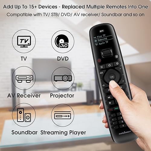 Miniatura 2 de SofaBaton U2 Mando a Distancia Universal con APP Personalizable, Control Remoto Inteligente Todo en Uno, Compatible con TVBarra de