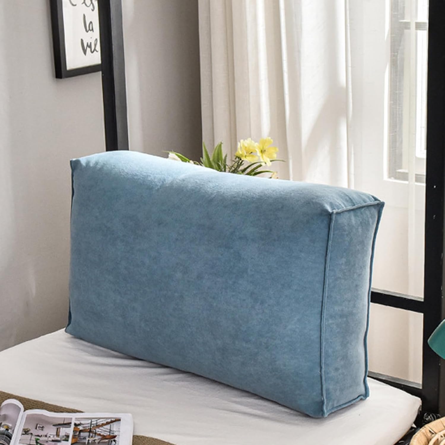 Couch Back Cushions, 39x5x18 Soft Comfortable Sofa Back Cushions, Rectangle Throw Pillows for Couch, Detachable Zipper Lumbar Support Pillow for Sofa, Bedside, Bay Window