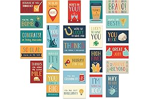 Workplace Appreciation Encouragement Cards: Spread Gratitude & Boost Employee Motivation with 50...
