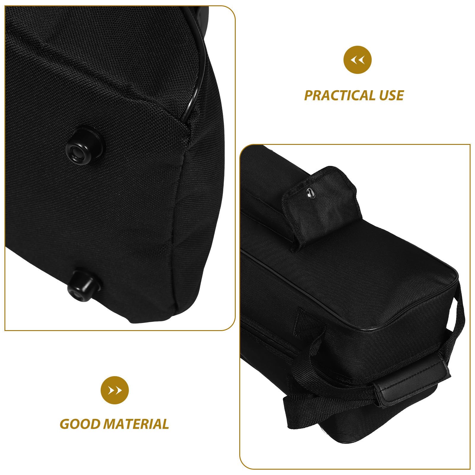 VALICLUD Borsa Porta Stivali da Equitazione per Stivali Alti, Oxford Cloth, Tasca Frontale, Nero, Protegge dagli Sporchi, per Trekking e Sci