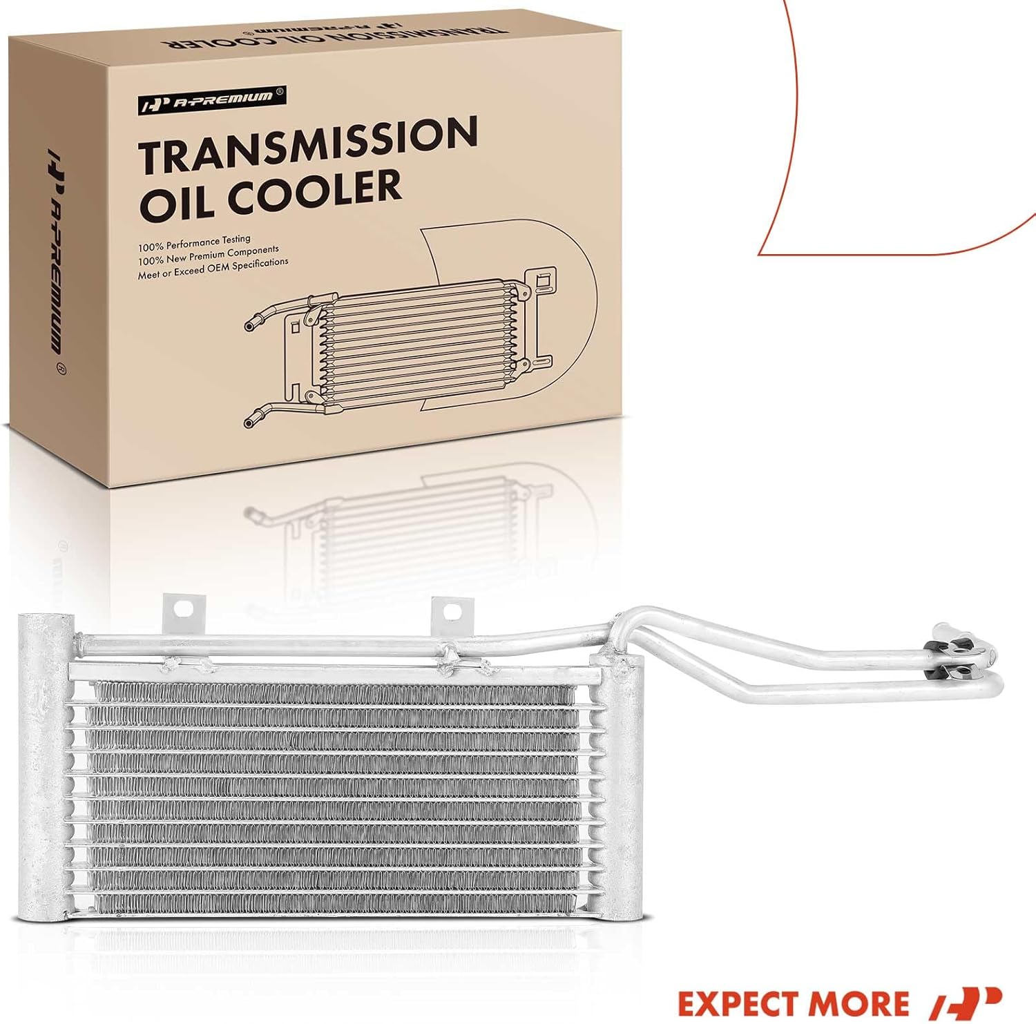 A-Premium Transmission Oil Cooler Compatible with Hyundai Genesis Coupe 2010 2011 2012, 2.0L 3.8L Replace# 254602M000