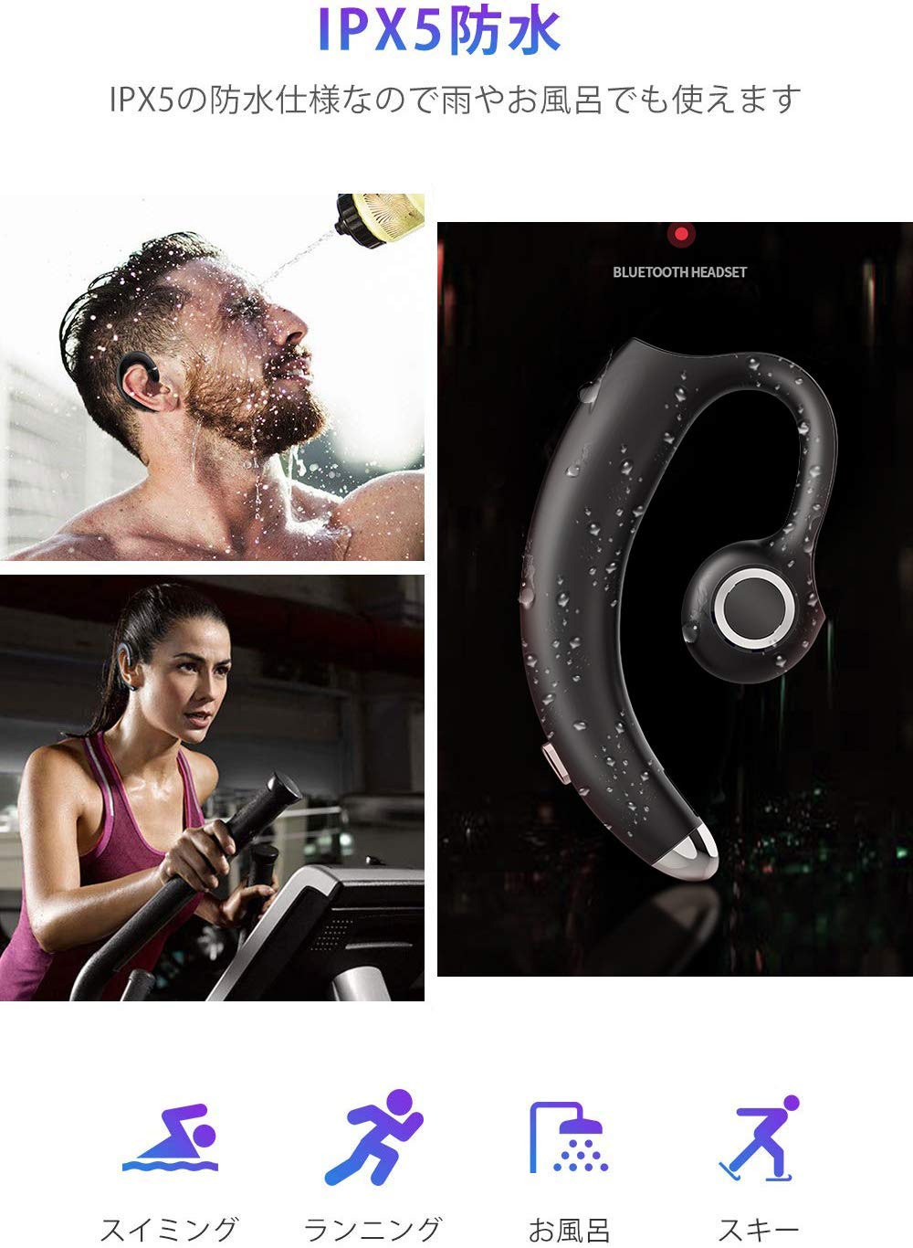 Amazon.co.jp: 【2020年豪華版 Bluetooth 5.0】 Bluetooth ヘッド