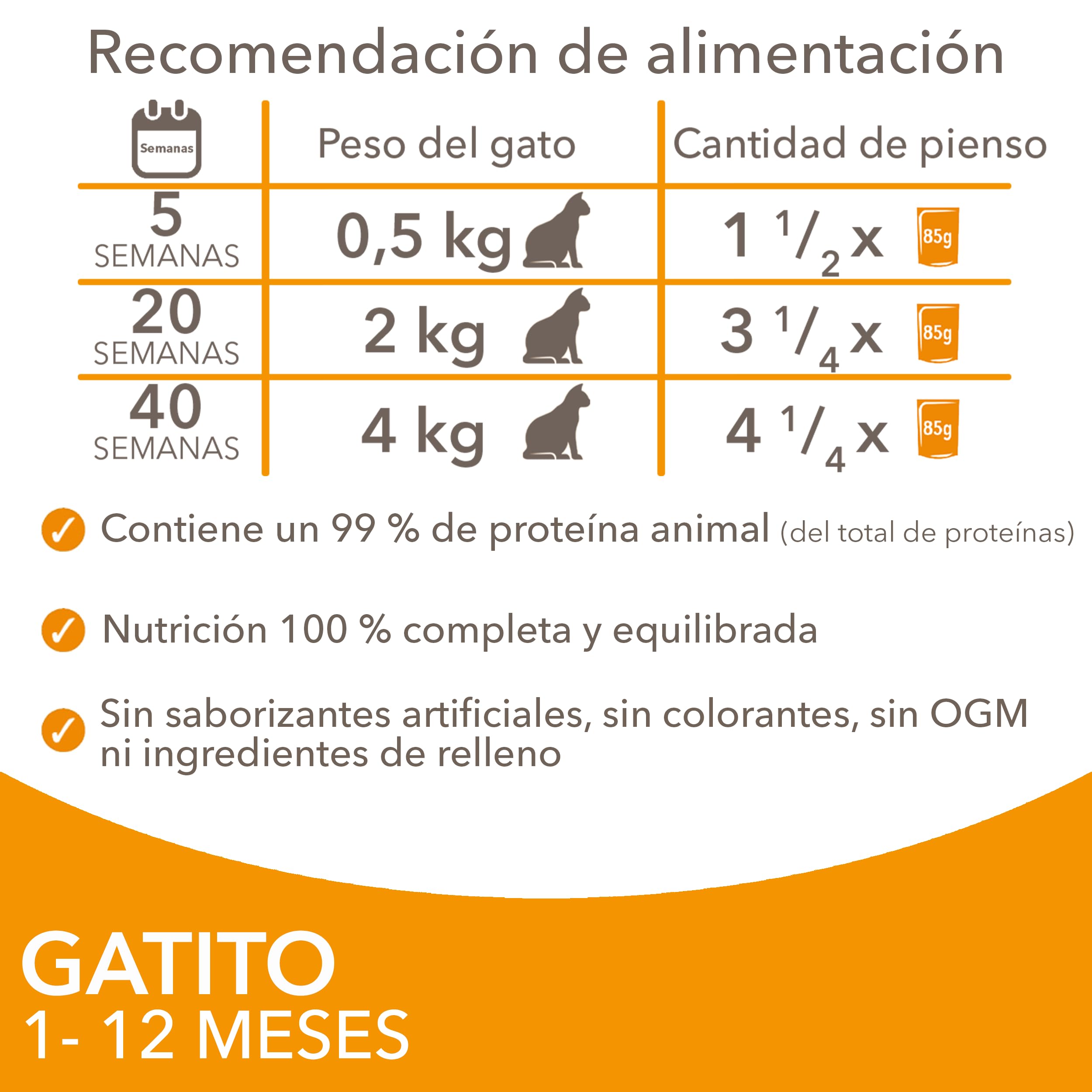 IAMS Advanced Nutrition Alimento húmedo en Salsa, para Gatitos con Pollo, 12 x 85g