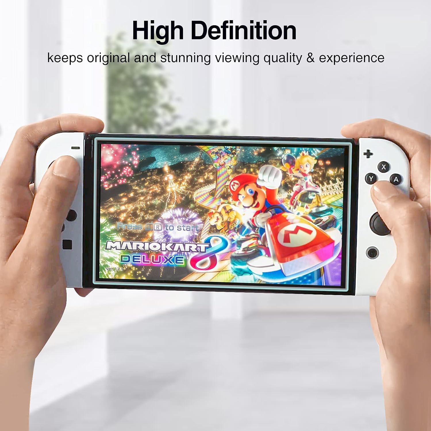 ProCase 3-Pack Screen Protector for Nintendo Switch OLED 2021 with Carrying Case