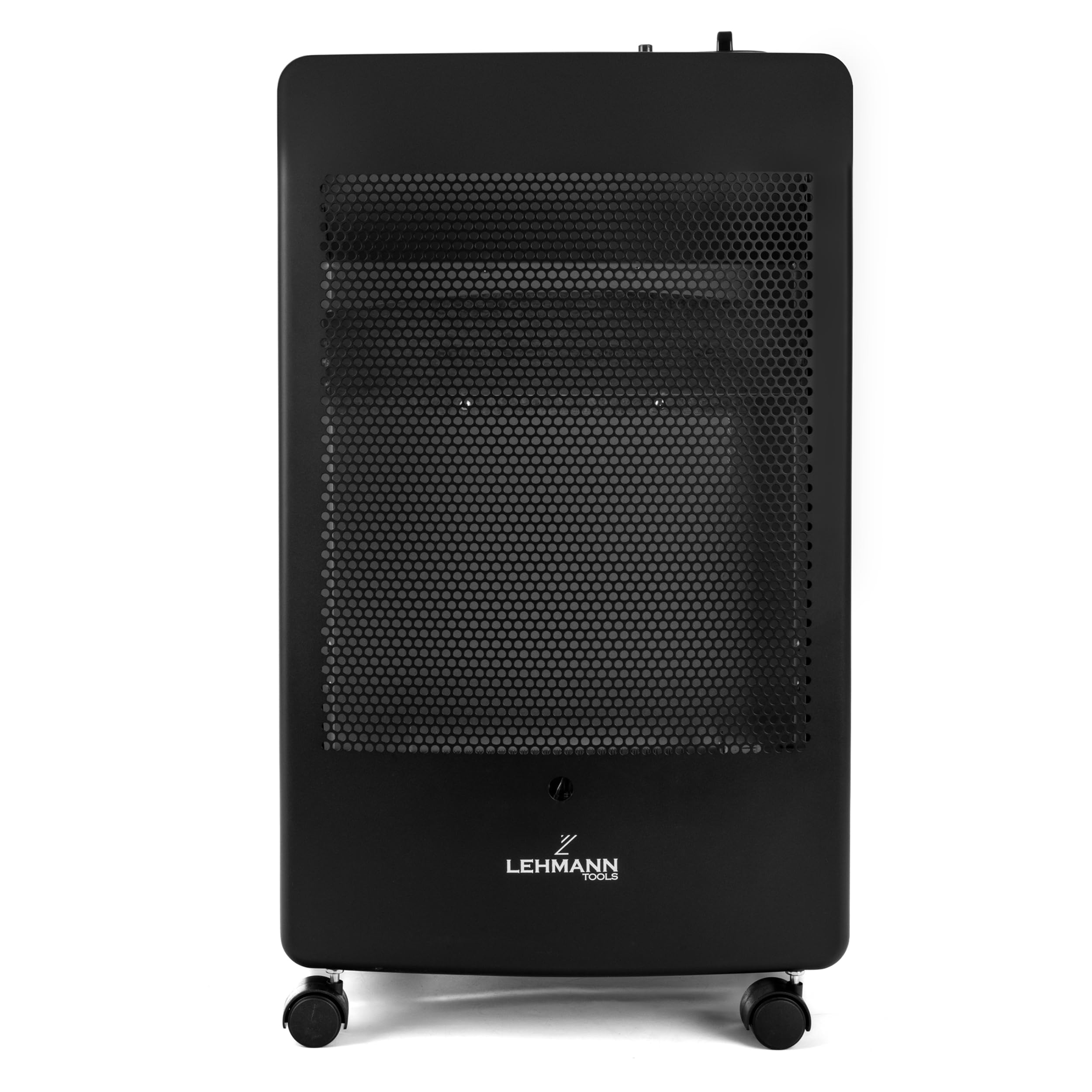 LEHMANN Poêle à gaz 3,8 kW avec 2 niveaux de chauffage, flamme bleue, allumage piézoélectrique, arrêt de sécurité, roues, chauffage pour pièces jusqu'à 80 m², GPL/Propane/Butane