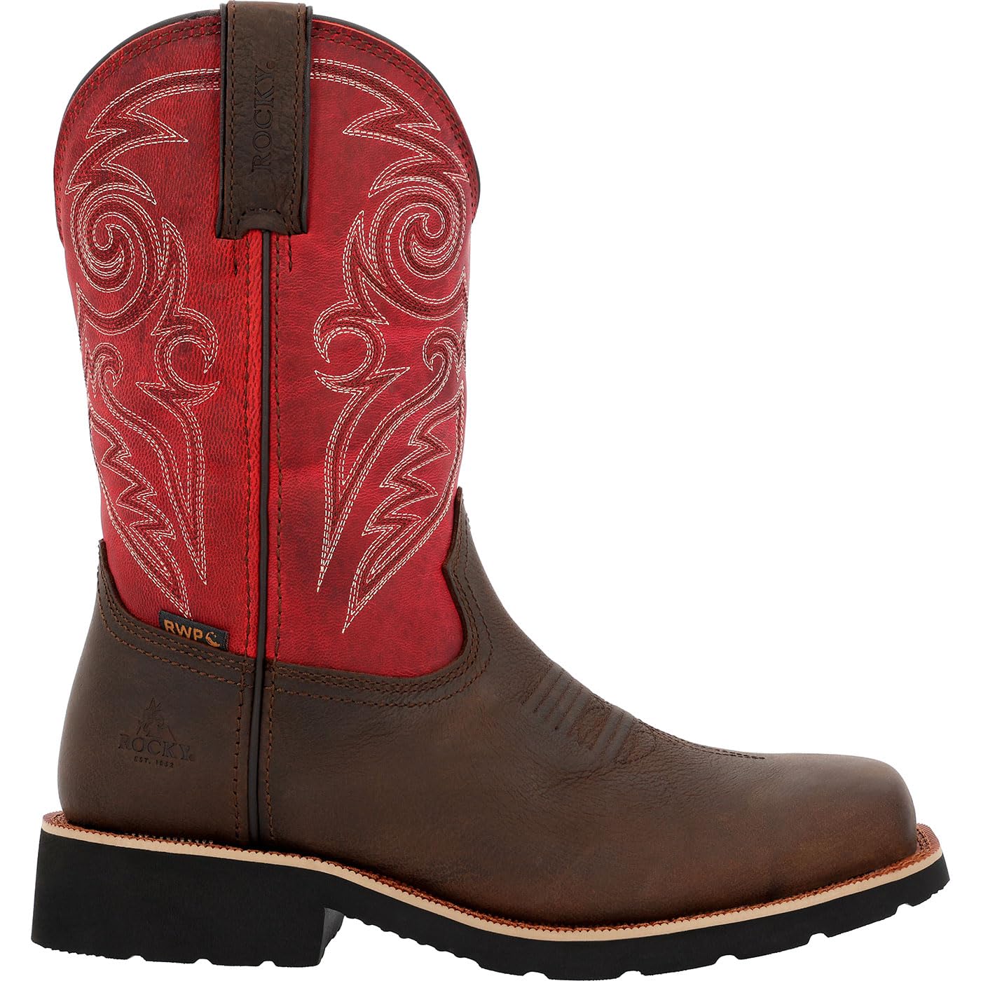 Rocky Womens MonoCrepe 11 Waterproof Western Boot