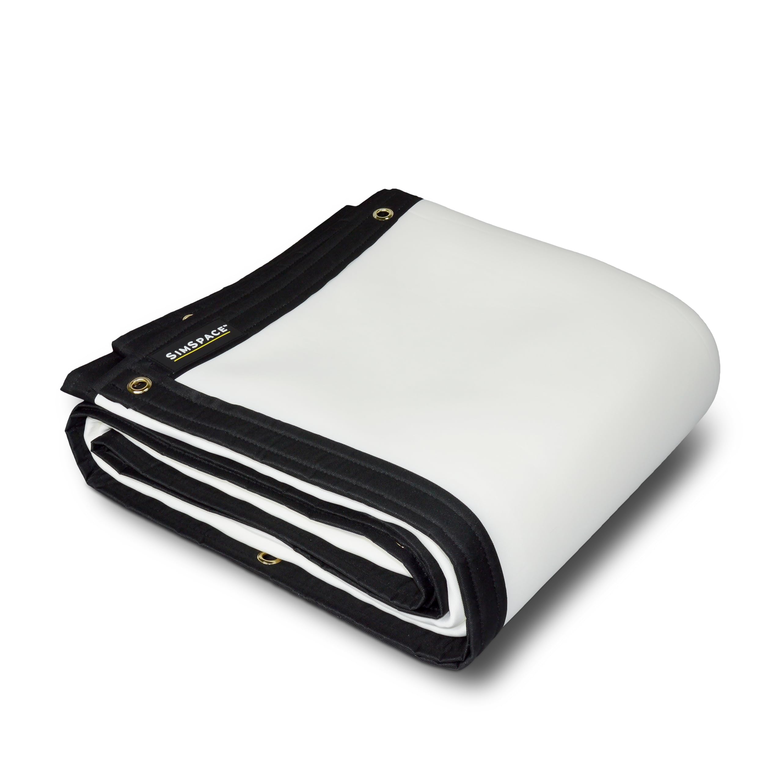 SimSpace Platine Écran d'impact de Golf - Ecran De Projection pour Simulateur De Golf à Domicile, 4 Couches De Mousse Résistante Aux Chocs, Réduction du Bruit, Clarté Ultra 4K HD, 3 x 3 mètres