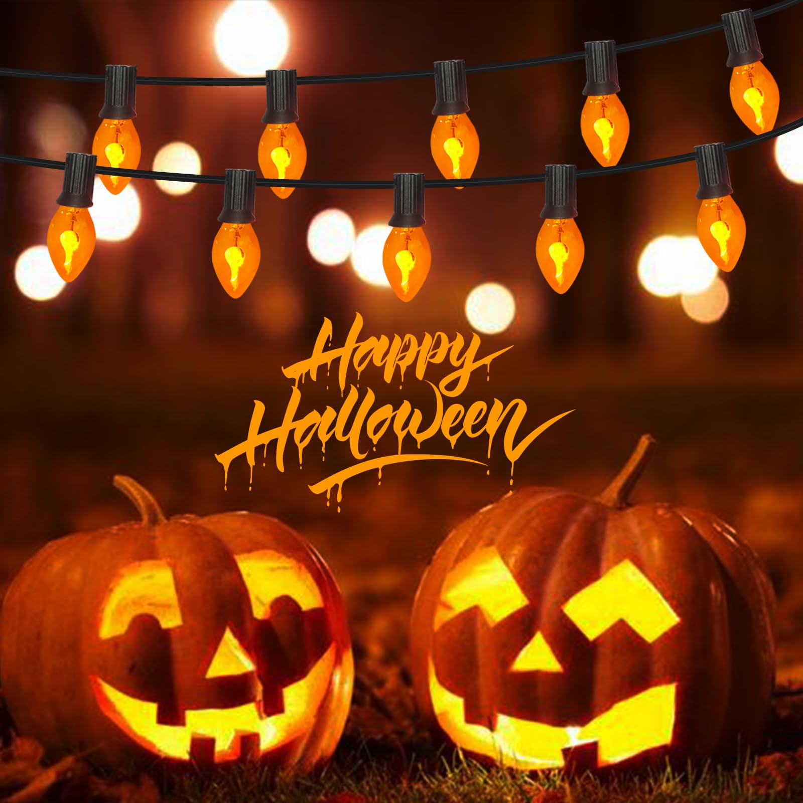 Snapklik.com : Flicker Flame Light Bulbs, 12 Pack C7 Orange Flickering  Light Bulbs E12 Candelabra Bulb 1 Watt, Flicker Flame Effect Light Bulb For  Night Light Chandelier Candle Lamp Christmas Halloween Decor, image size:1600x1600