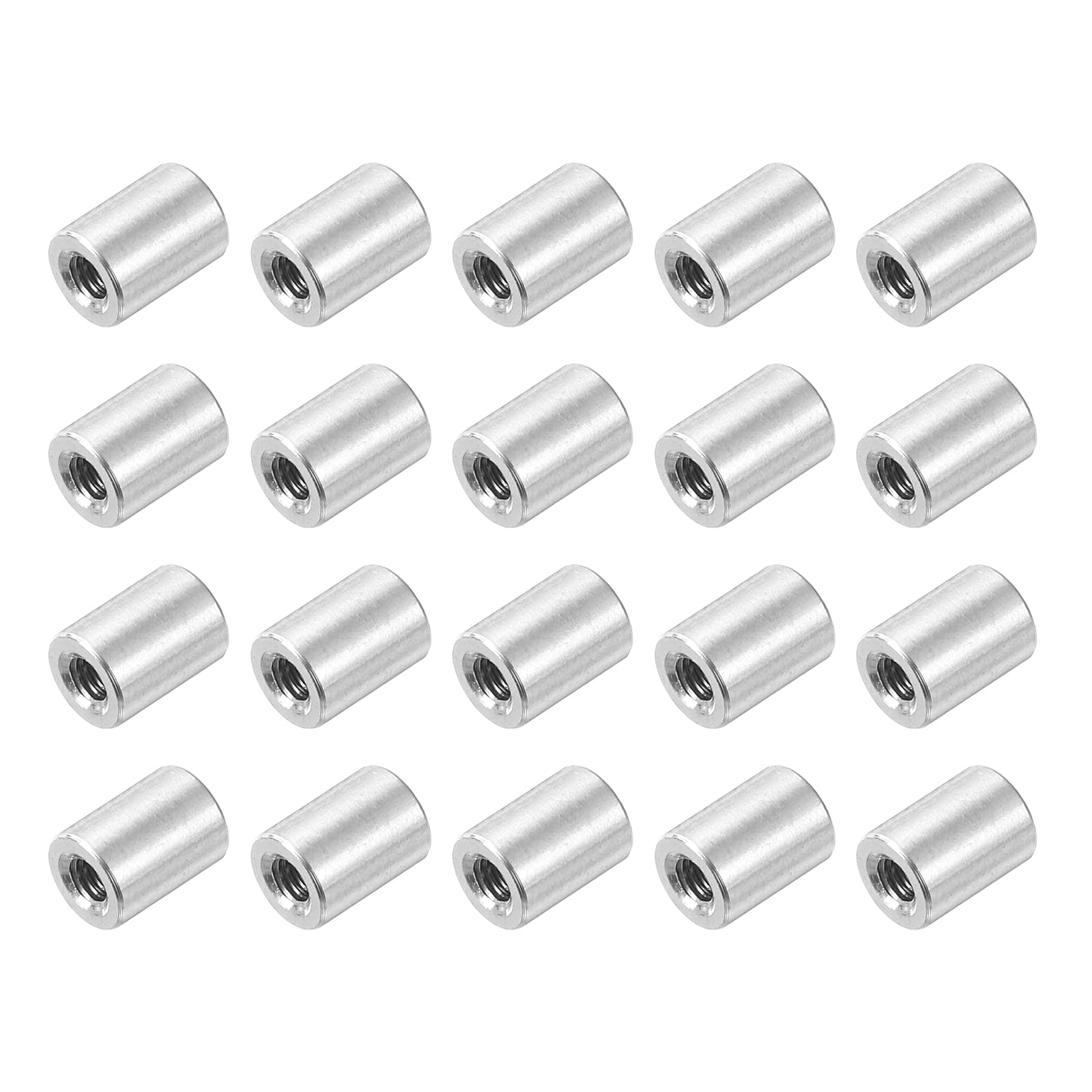 304 Stainless Steel Coupling Nuts - 25 Pcs -1