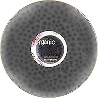 Vista 122 de PARTY BARGAINS 7" & 10" Organic Collection Hammered Appetizer and Dinner Plates Combo with Gold Rim – Transparent White, 32-Pack Disposable Plastic