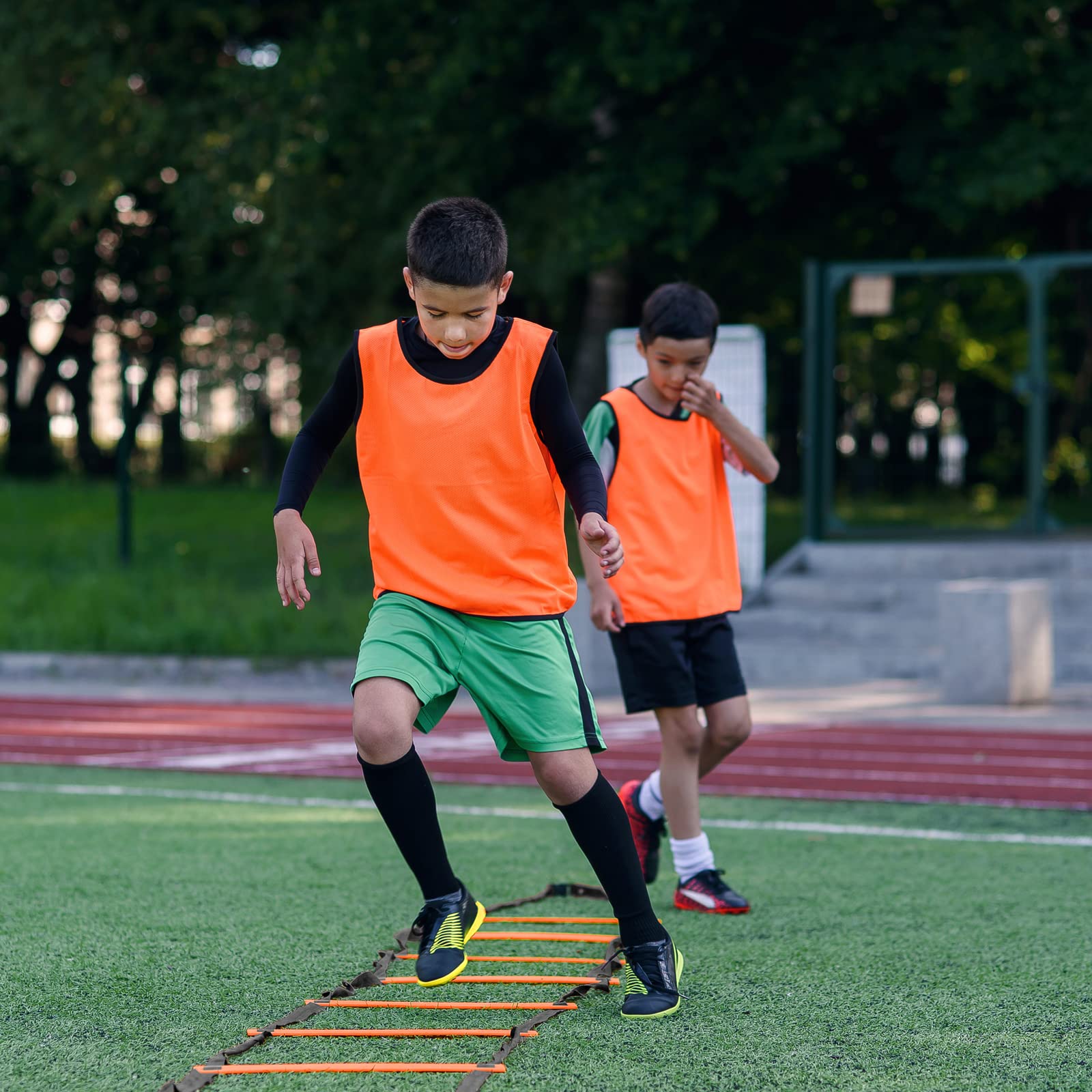 キャスク　ハードル　サッカー　アジリティ　スピードトレーニング Amazon | サッカートレーニング器具セット、敏捷性トレーニングポール