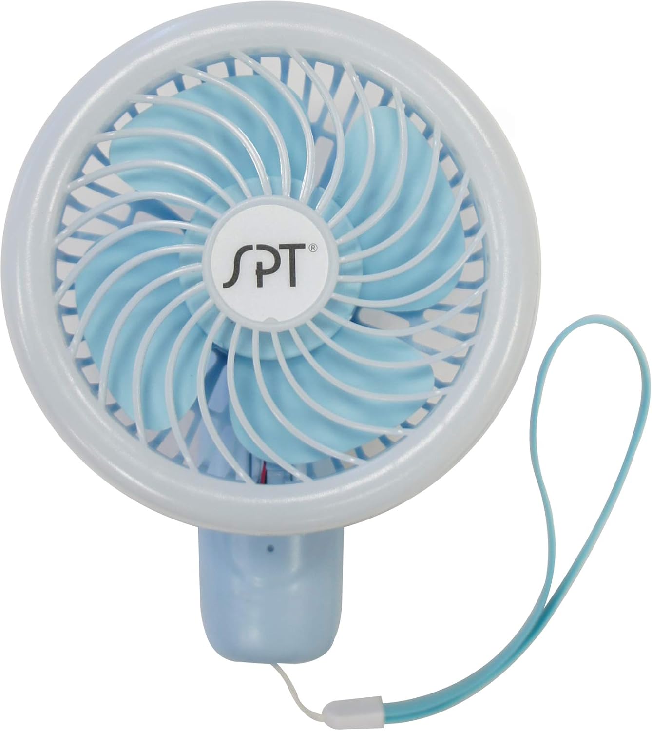 SF-007B: Personal Hand-Held Fan – Blue