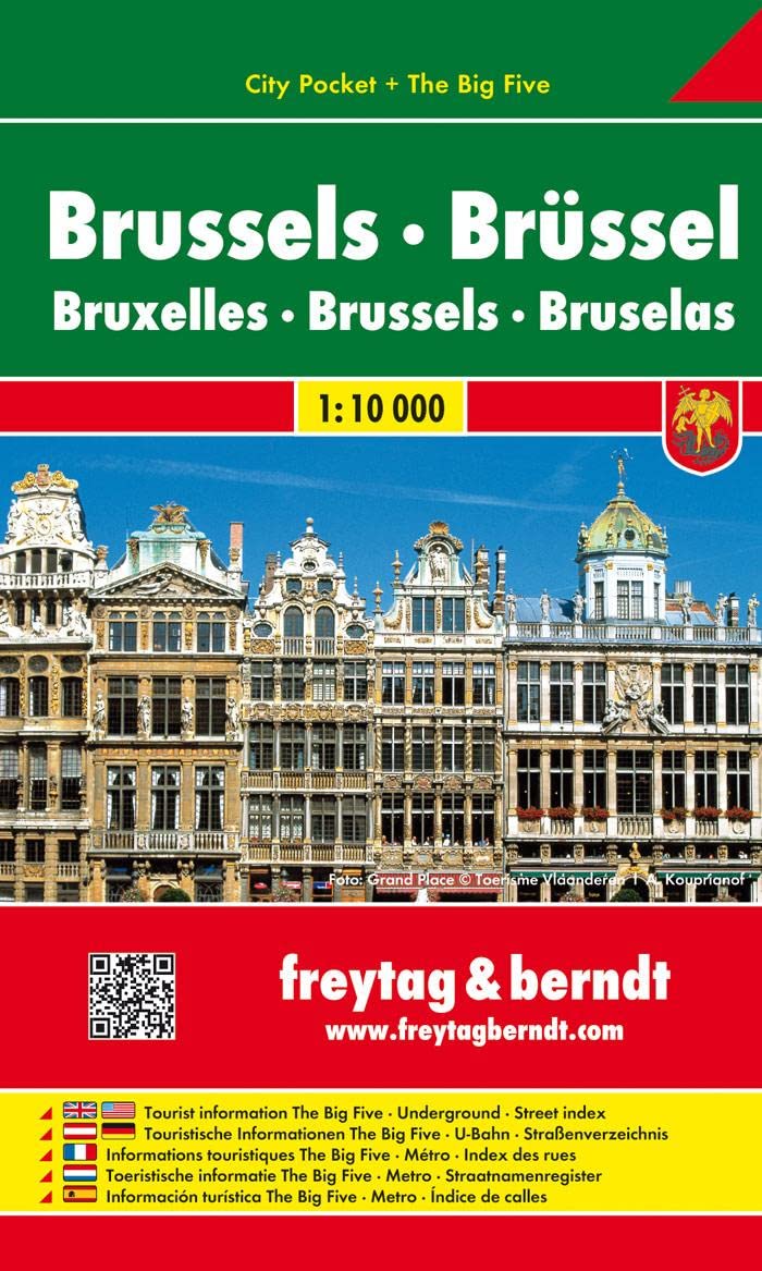 Brussels CP f&b (r) scale: 1/10: City Map 1:10 000: Stadskaart 1:10 000