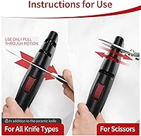 Vista 4 de 5 Precision Adjust Knife Sharpener- 3-Stage Premium Kitchen Knife Sharpener to Repair, Restore & Polish Blades