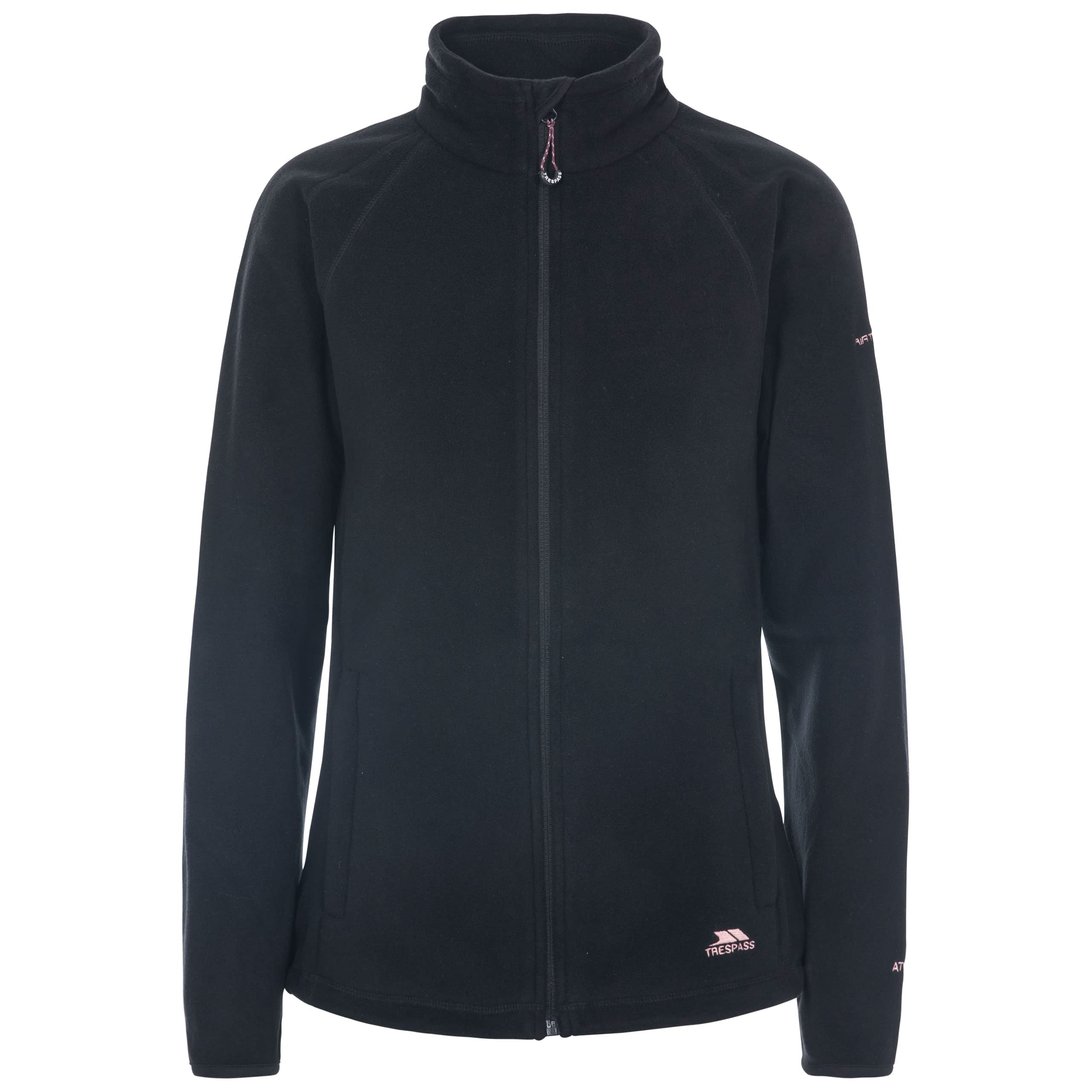 Trespass Women's Black Fleece Jacket Nonstop