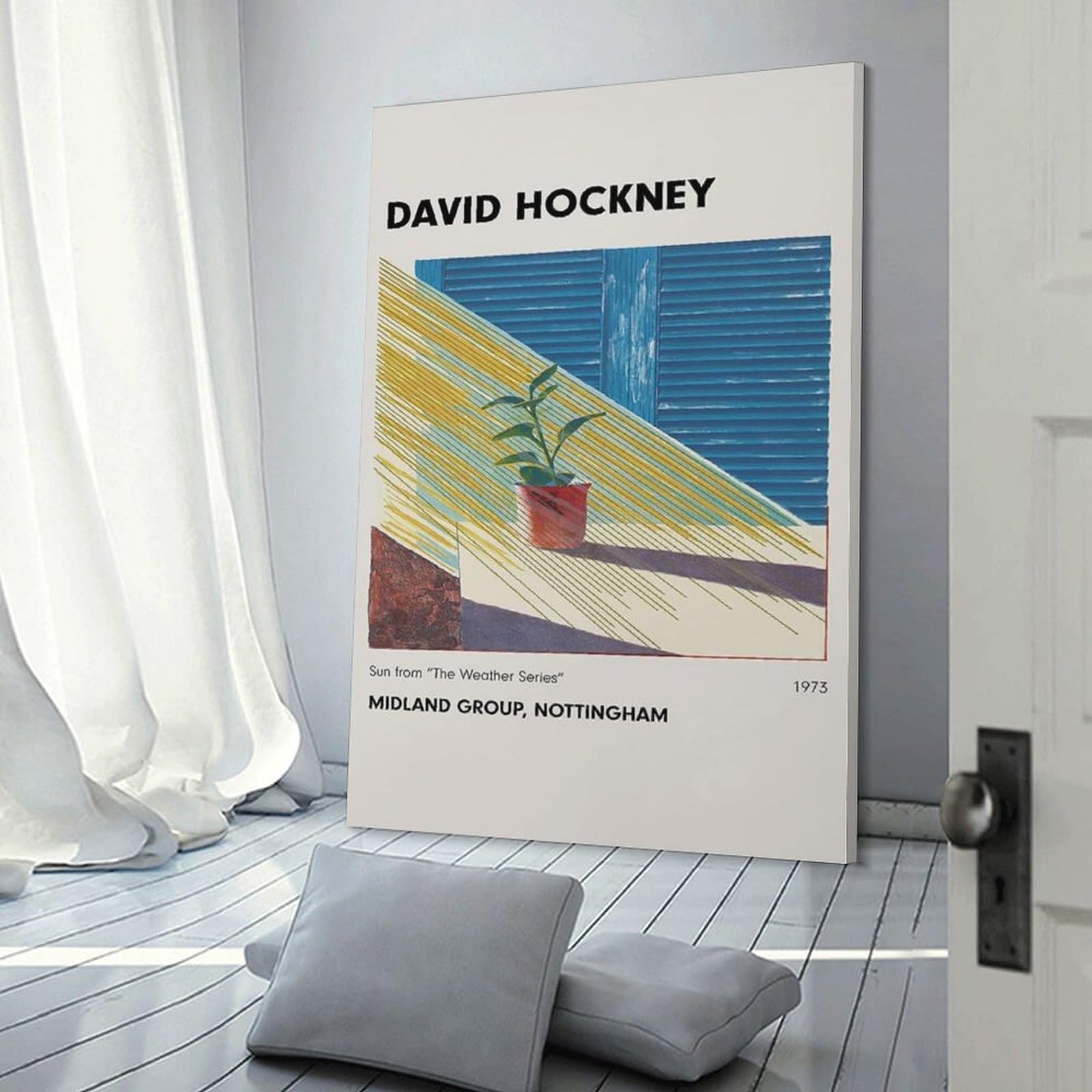 Amazon.co.jp: David Hockneyキャンバスポスターデイヴィッド