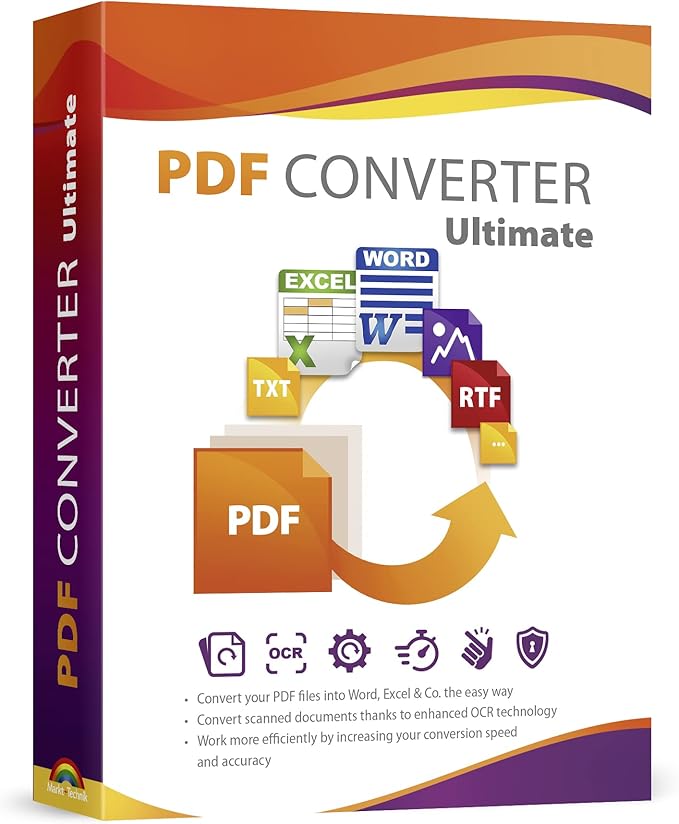 PDF Converter Ultimate Convert PDF files into Word, Excel