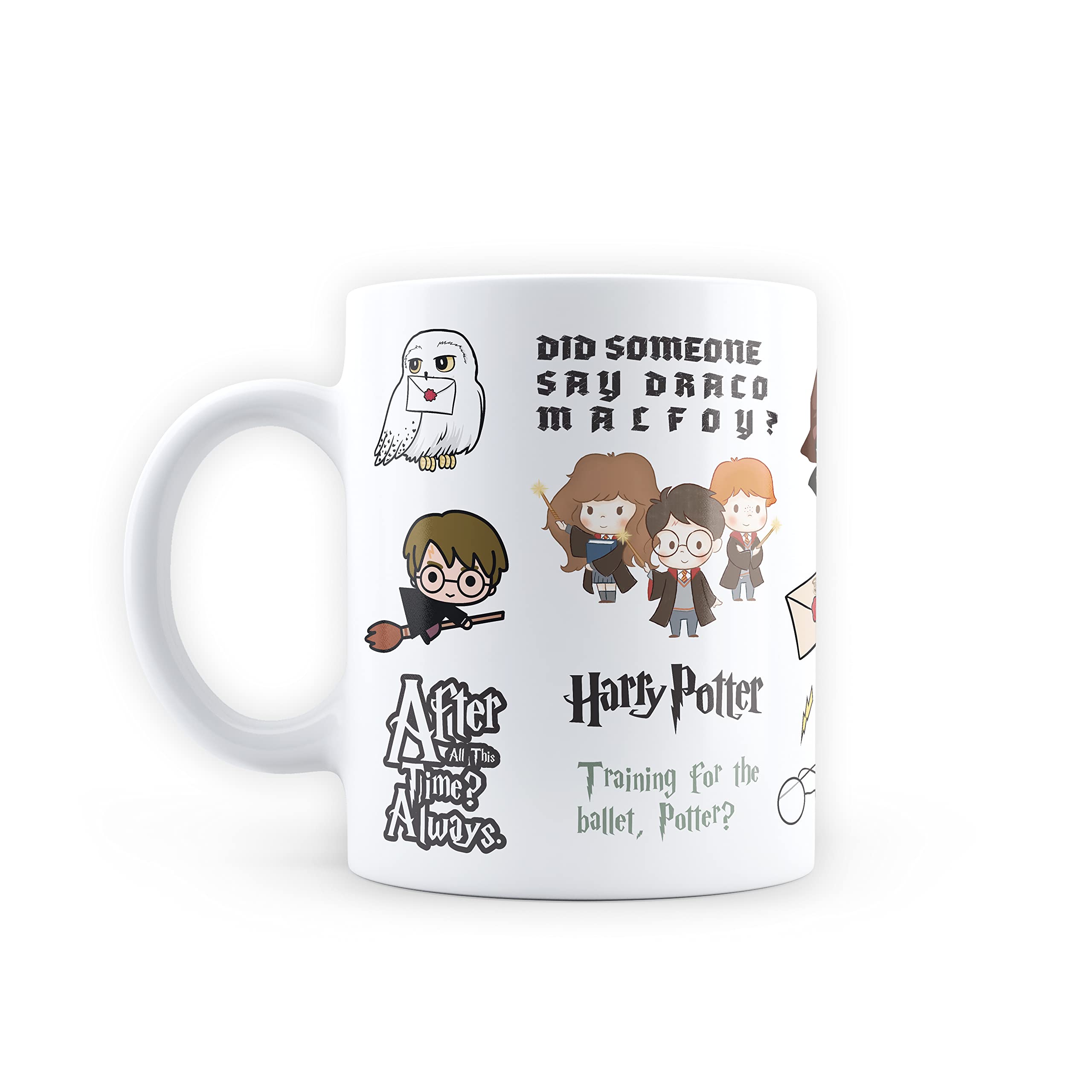 MC SID Razz- Harry Potter - Chibi Elements Coffee Mug (with Coaster) Officially Licensed by Warner Bros, USA