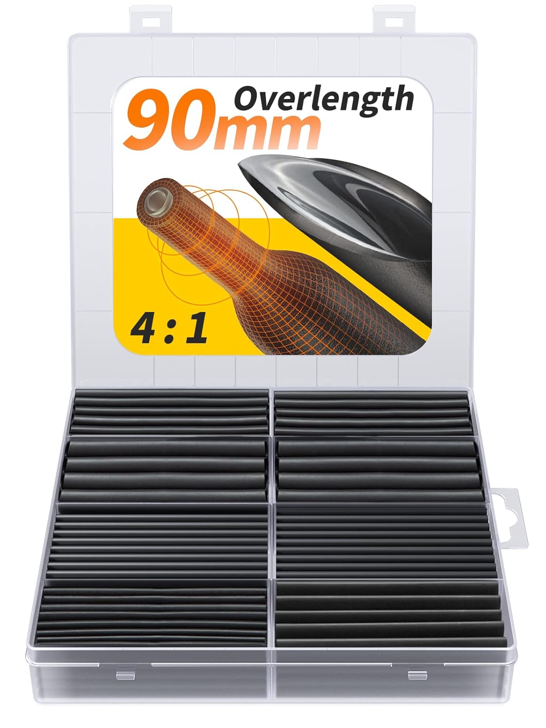 Eventronic 90mm Overlength Heat Shrink Tubing Kit 41 high shrinkage