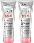 L'Oreal Paris Glossing Sulfate Free Shampoo with Glycolic Acid, Hair Care for Glossy and Shiny Hair for Dull, Dry Hair, EverPure, 200 ml