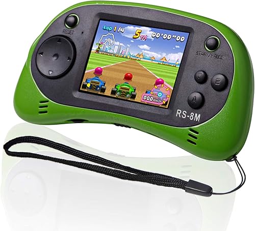 Miniatura 11 de Reproductor de videojuegos portátil de mano para niños con 200 juegos, pantalla IPS de 16 bits de 2.5 pulgadas, mini máquina electrónica retro para