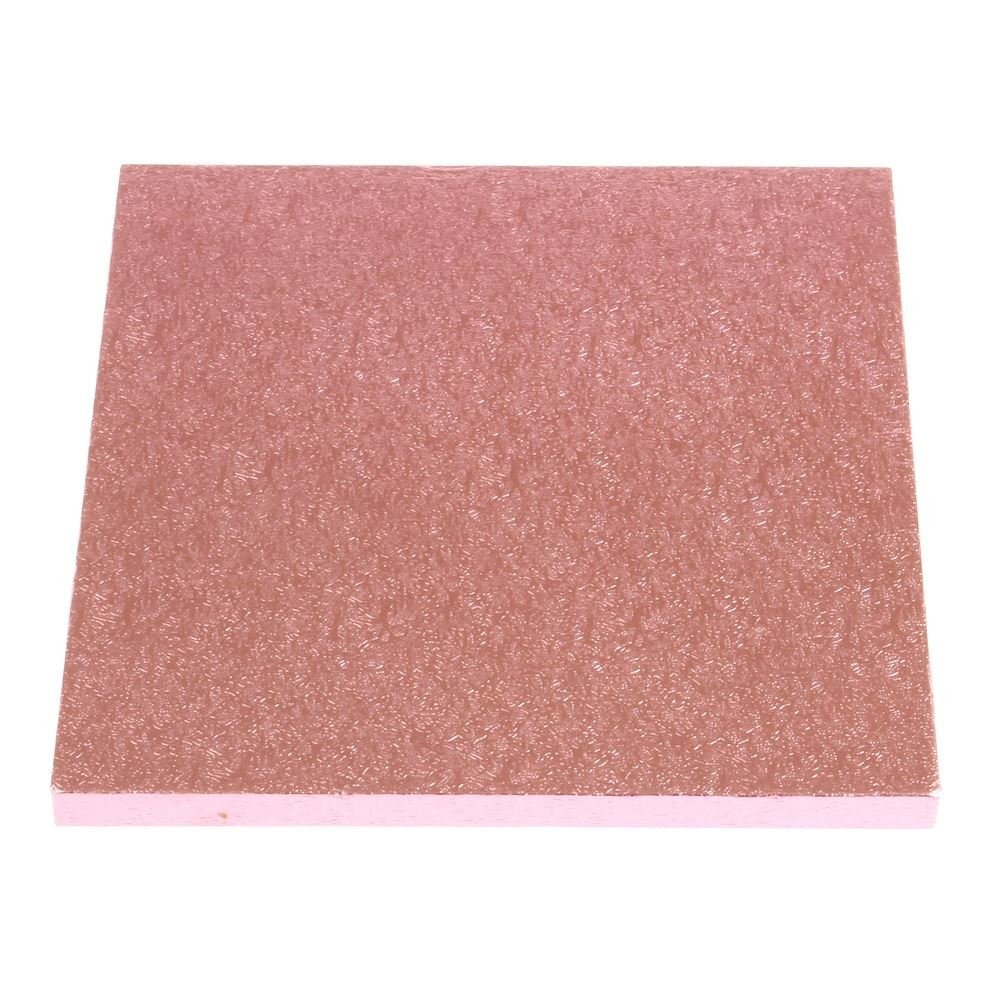 14" Square Light Pink Cake Drum