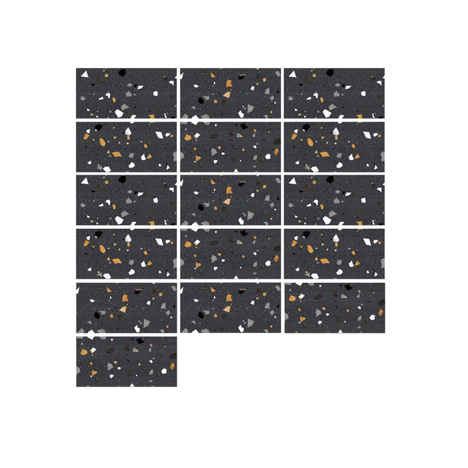 Piastrelle adesive effetto marmo, 15 x 30 cm, pellicola autoadesiva in PVC per bagno e cucina, mosaico, paraschizzi, per mobili, mobili, sala da pranzo, confezione da 32