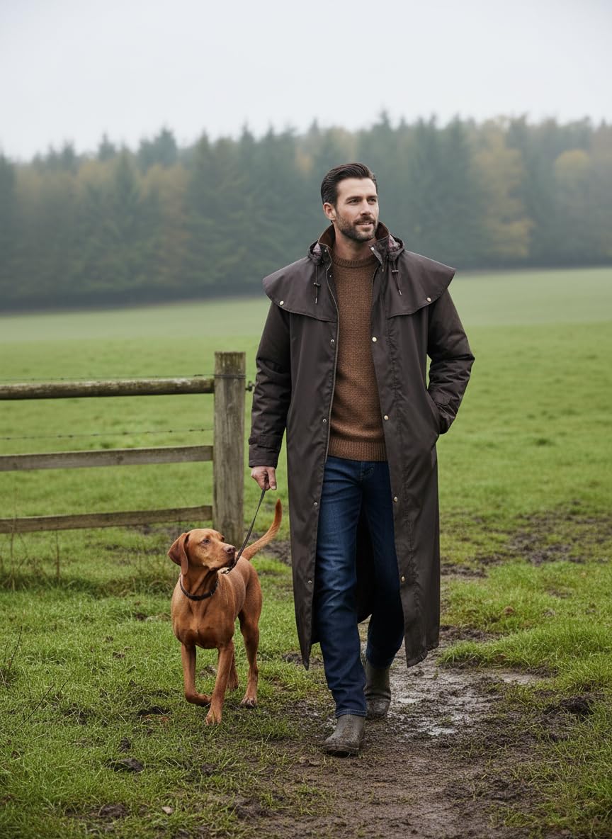 Black Roo « Stockman Coat » Manteau Différentes tailles disponibles