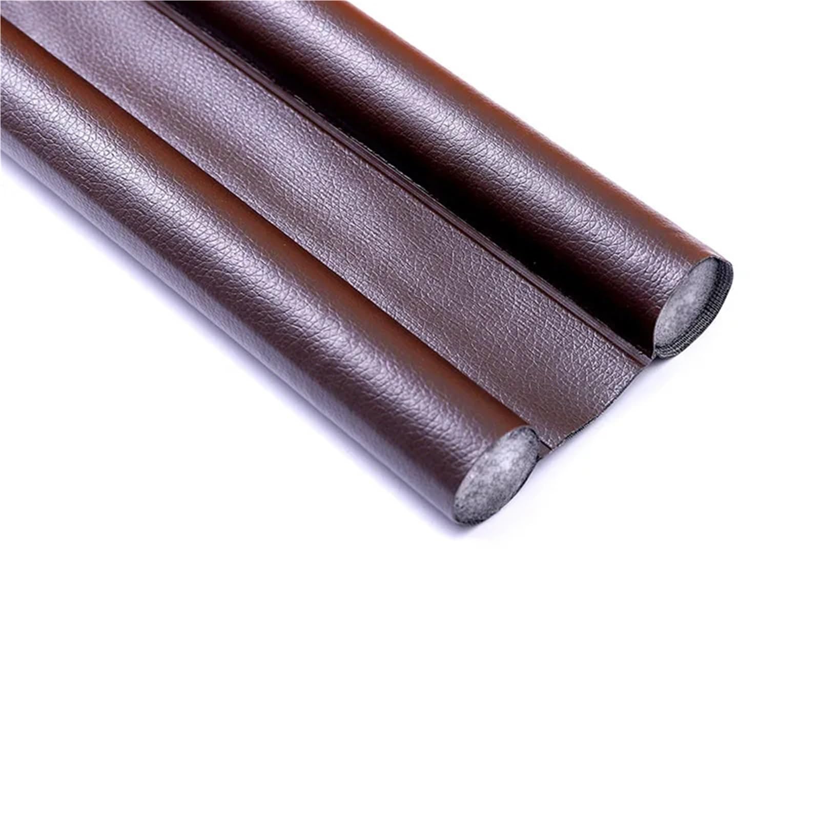 Draft Excluder For Doors 93cm Flexible Door Bottom Sealing Strip Soundproof Gasket Weatherstrip Draft Guard Window Wind Blocker Protector(Brown)