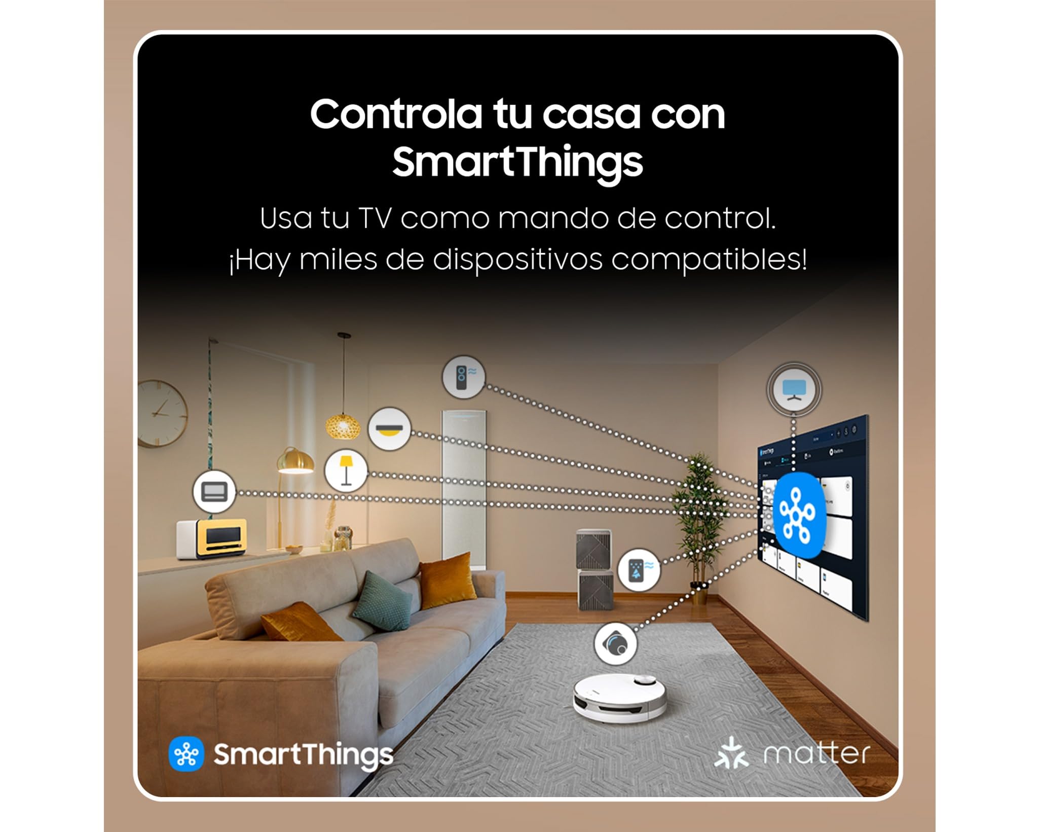 Samsung TV Neo QLED 4K 2023 43QN90C Smart TV de 43" con Quantum Matrix Technology, Procesador Neural 4K con IA, Pantalla Antirreflejos, 60W con Dolby Atmos y Motion Xcelerator Turbo Pro