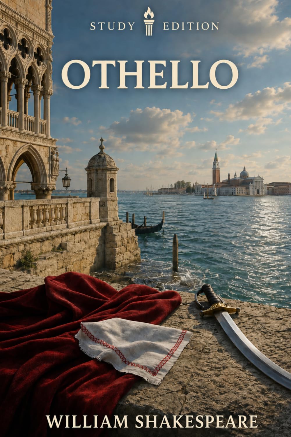 Othello: Complete Original Text with Scene-by-Scene Commentary, Context, Themes, Character Profiles, & Critics