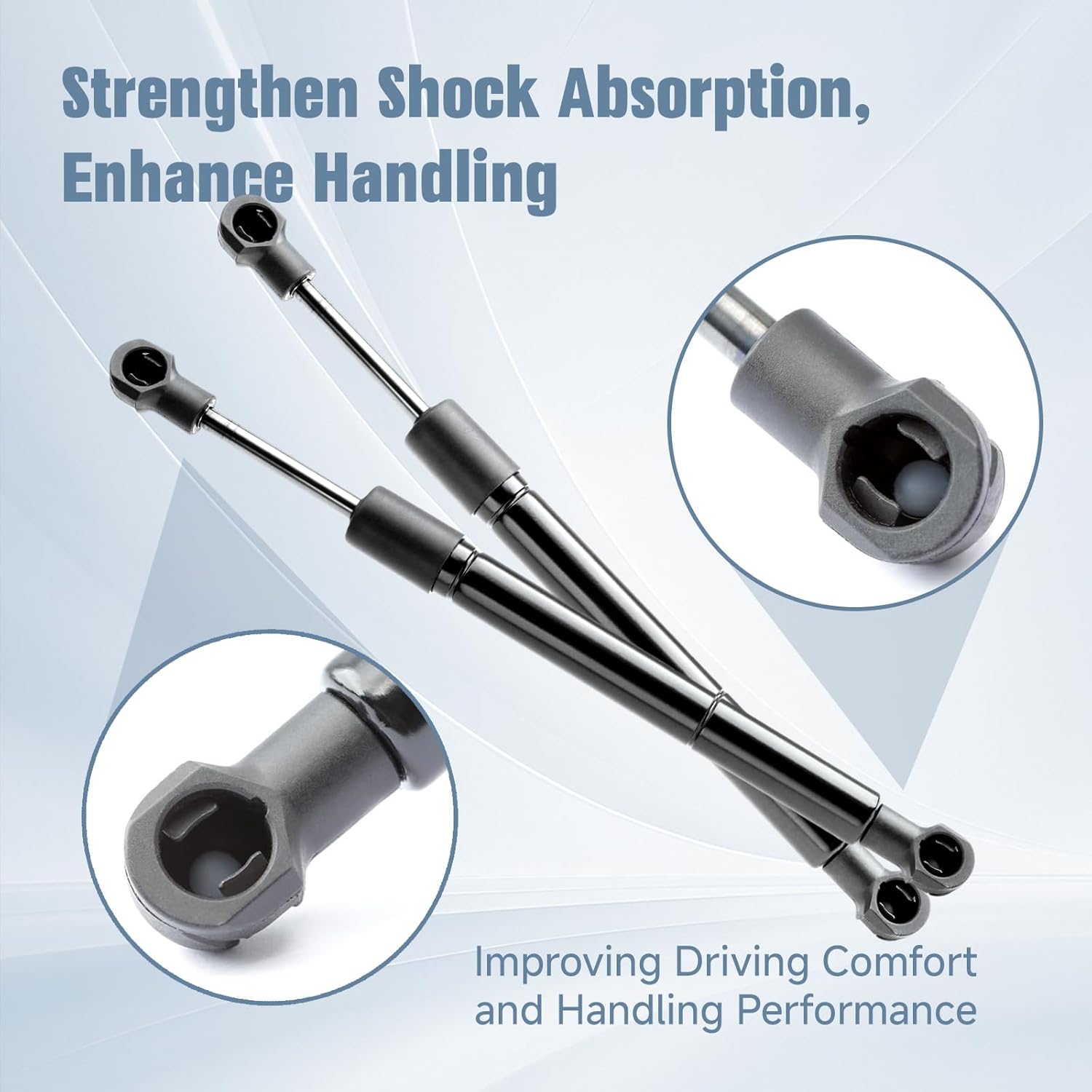 2PCS 09689700 03769800 Steering Shock Damper Compatible With Ariens Zoom 1334, for Apex 48 52 60, for Zenith 60 52, for Gravely ZT HD 44 48 52 60, for Pro-Turn ZX 48 52 60