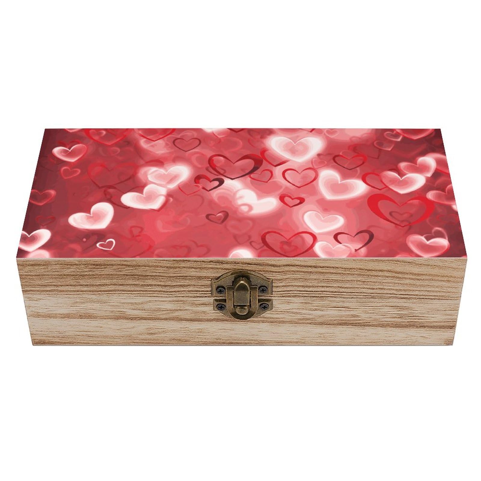Boîte de rangement en bois pour bijoux, souvenirs de mariage et petits objets de valeur