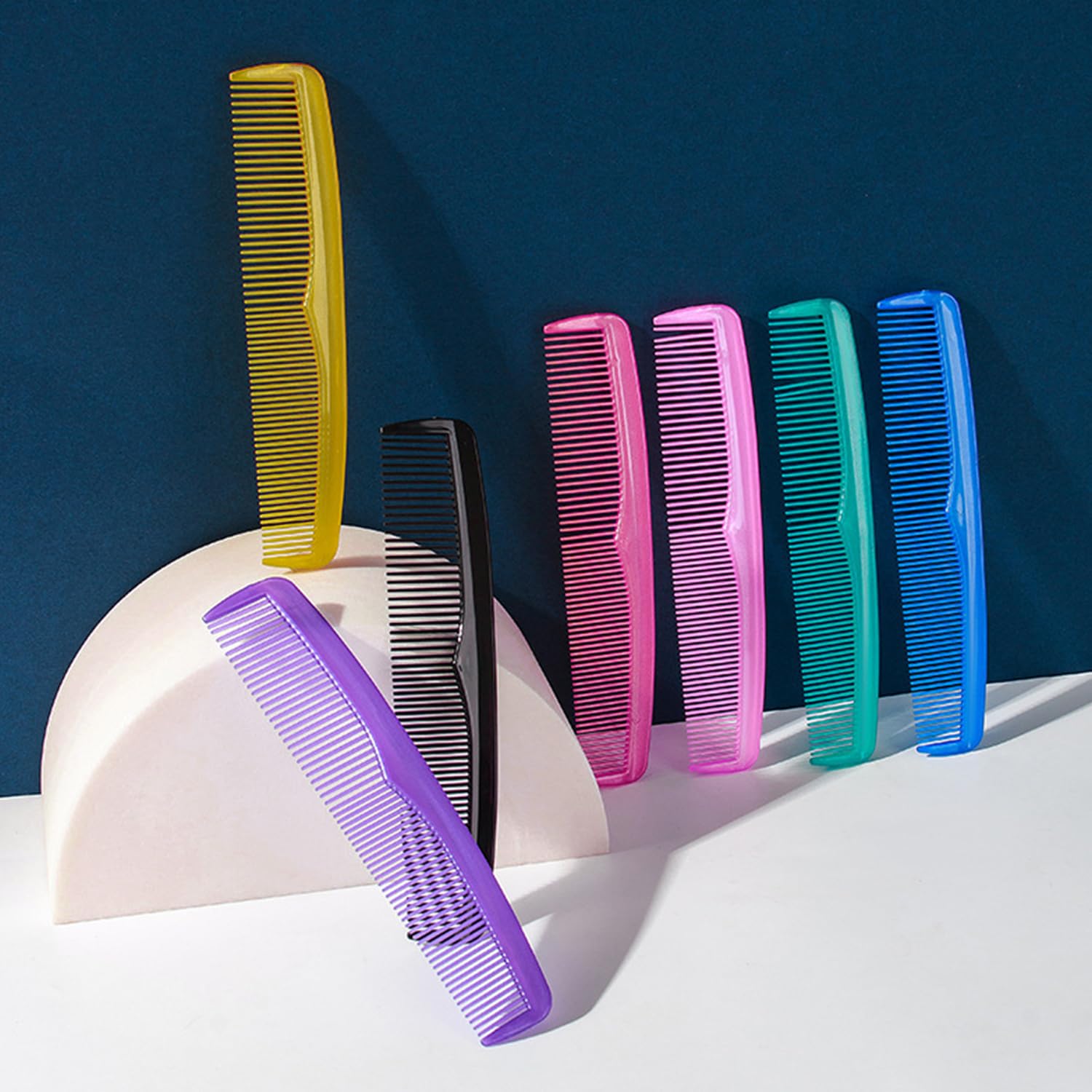 24 Mini Plastic Combs, Portable Combs, Fine-Tooth Combs, Hair Combing Tools, Hair Styling Tools, Color Random - Image 3