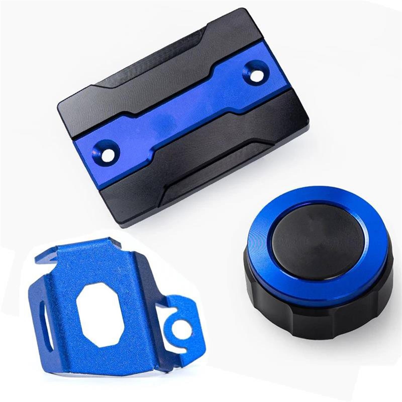 Tapas de líquido de frenos para rutas en moto MT09 de 2014 a 2022 en Aset blue 5