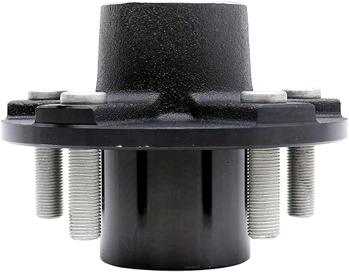 Miniatura 4 de Kit de cubo de remolque, 5 pernos en círculo de 4-12 pulgadas, para eje de 2,200 libras, incluye rodamientos de diámetro interior de 1-116 pulgadas,
