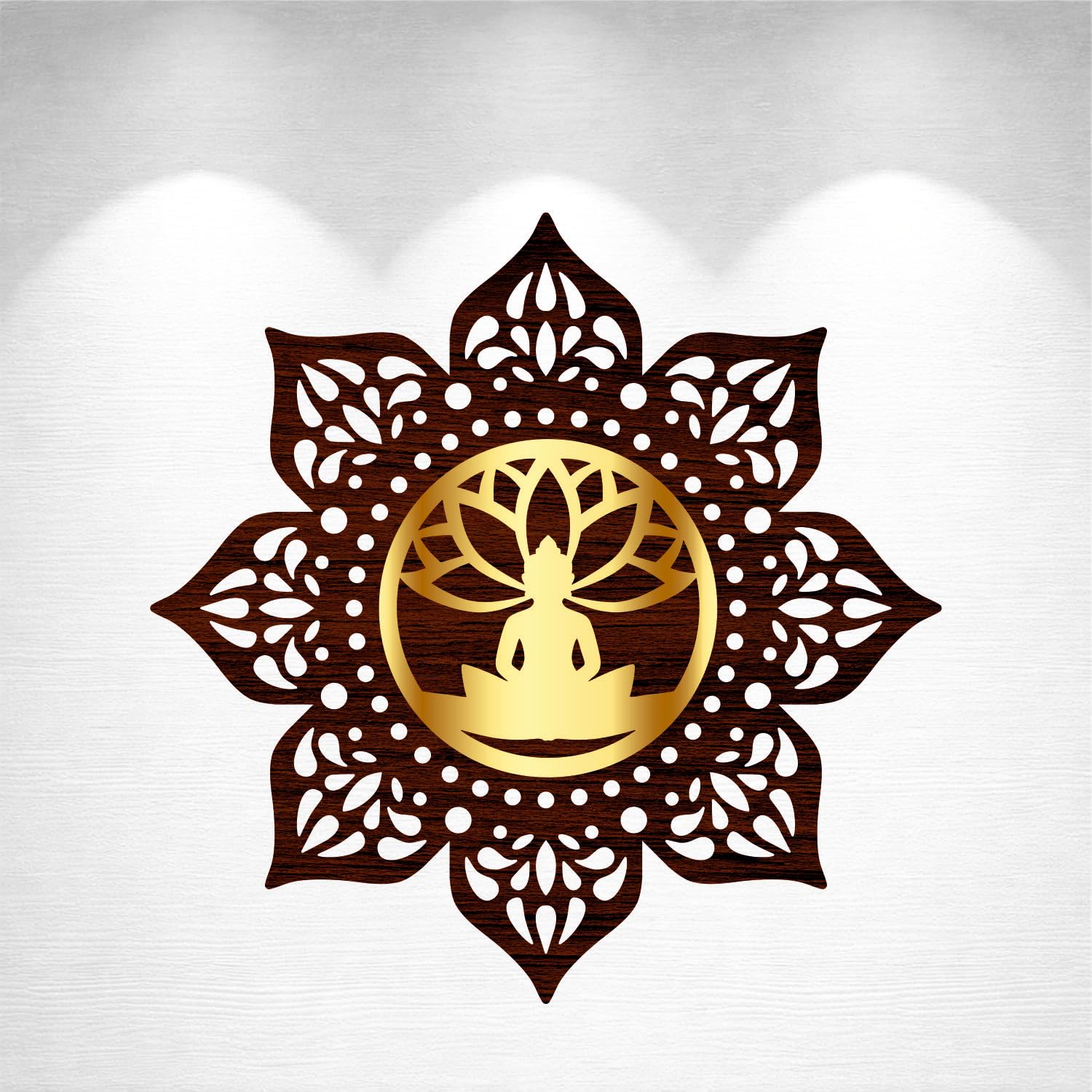 LC Creative Crafts MDF Buddha Wall Hanging, Feng Shui, Wall Art, Wall Decor, PositiveVibes, Wall Art, Diwali Decor, Diwali Decoration, Diwali Gifts, Buddha Wall Hanging (MDFWallHanging-Glowing Buddha(12Inches)) (LCW01)-image-23