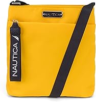Vista 2 de Nautica Diver - Bolso cruzado pequeño de nailon para mujer, con correa de hombro ajustable
