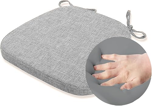 KGPLOME Cojines para sillas de comedor con lazos, cojín de espuma viscoelástica antideslizante para asiento y silla de cocina con funda lavable a disponible en Yaxa Colombia