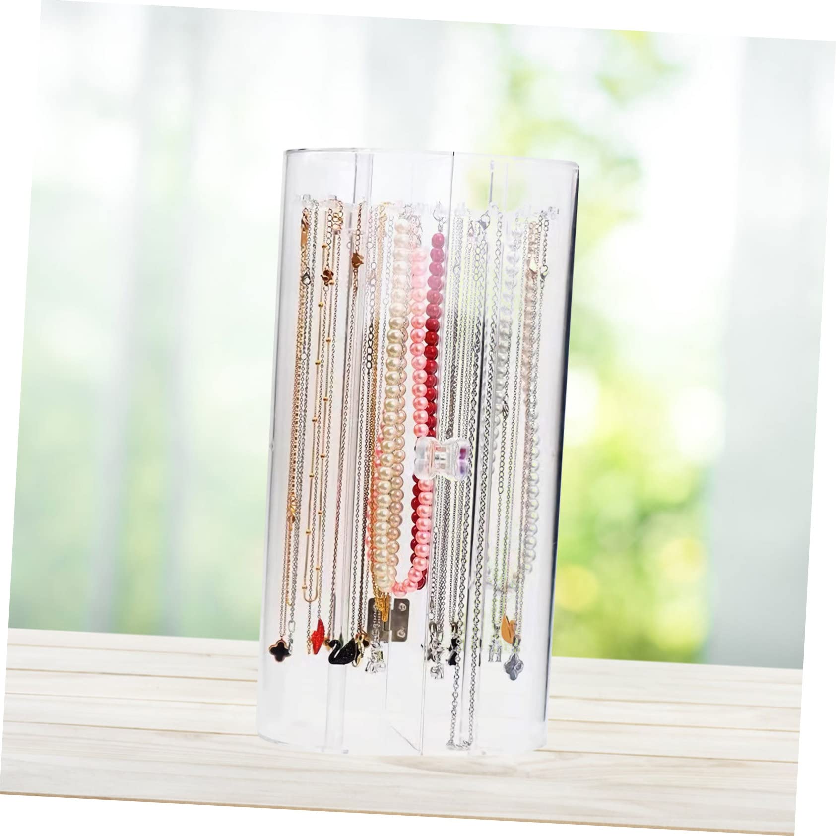 LABRIMP Hängender Schmuckhalter Drehbarem Haken Schmuckorganizer für Armbänder und Weitere Accessoires für Schlafzimmer und Geschäfte