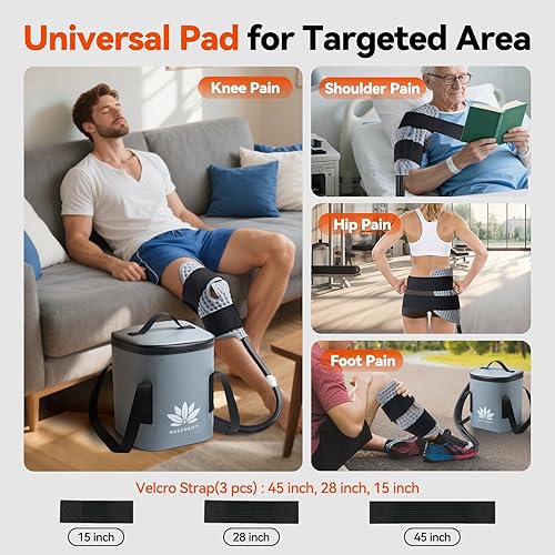 Miniatura 6 de Máquina de hielo para rodilla hombro cadera después de cirugía con compresión, máquina de terapia de frío para reemplazo de rodilla, crioterapia