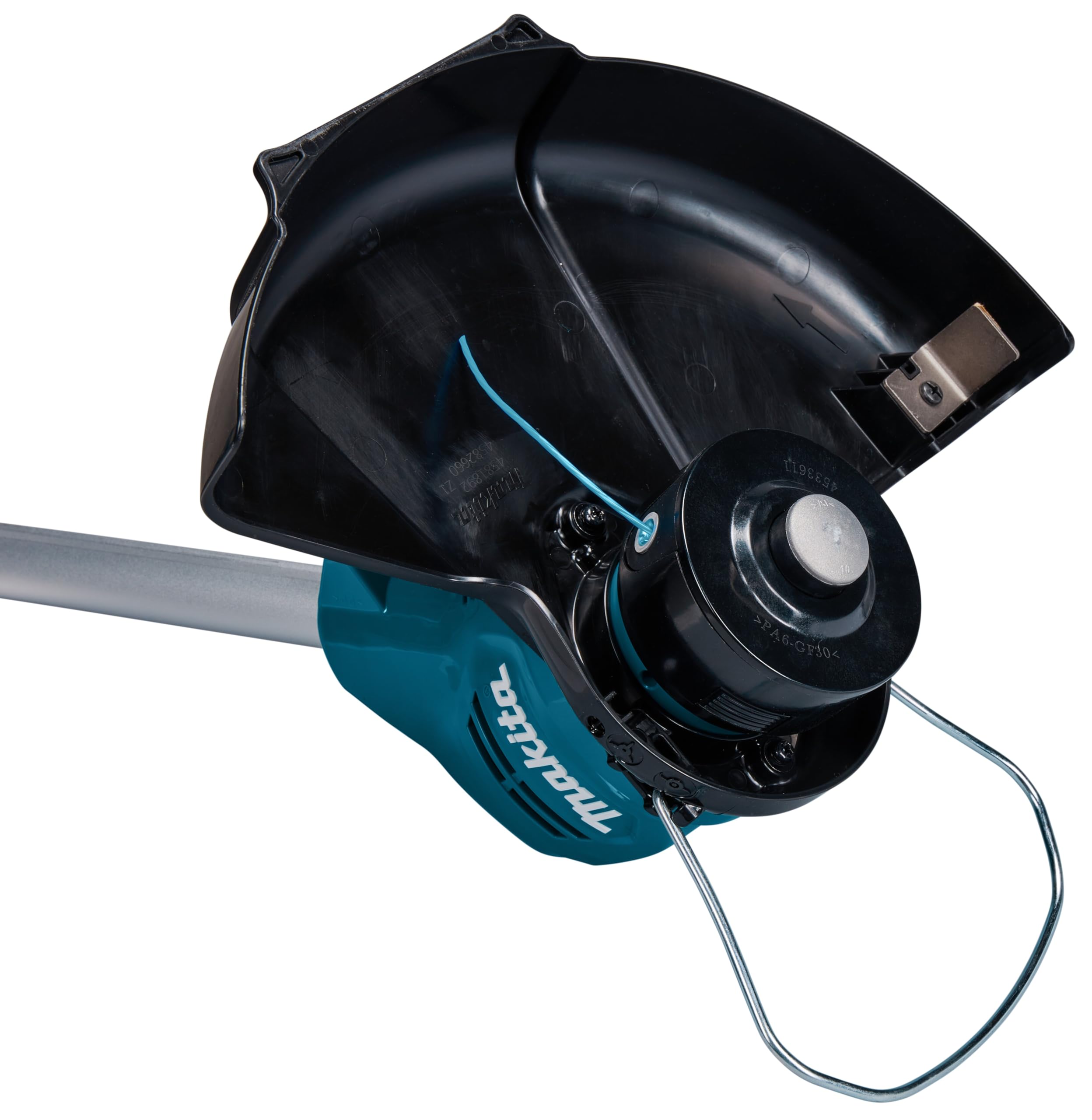Makita Cortadora de césped inalámbrica UR100DZ de 10,8 V (sin batería, sin cargador), azul/plata