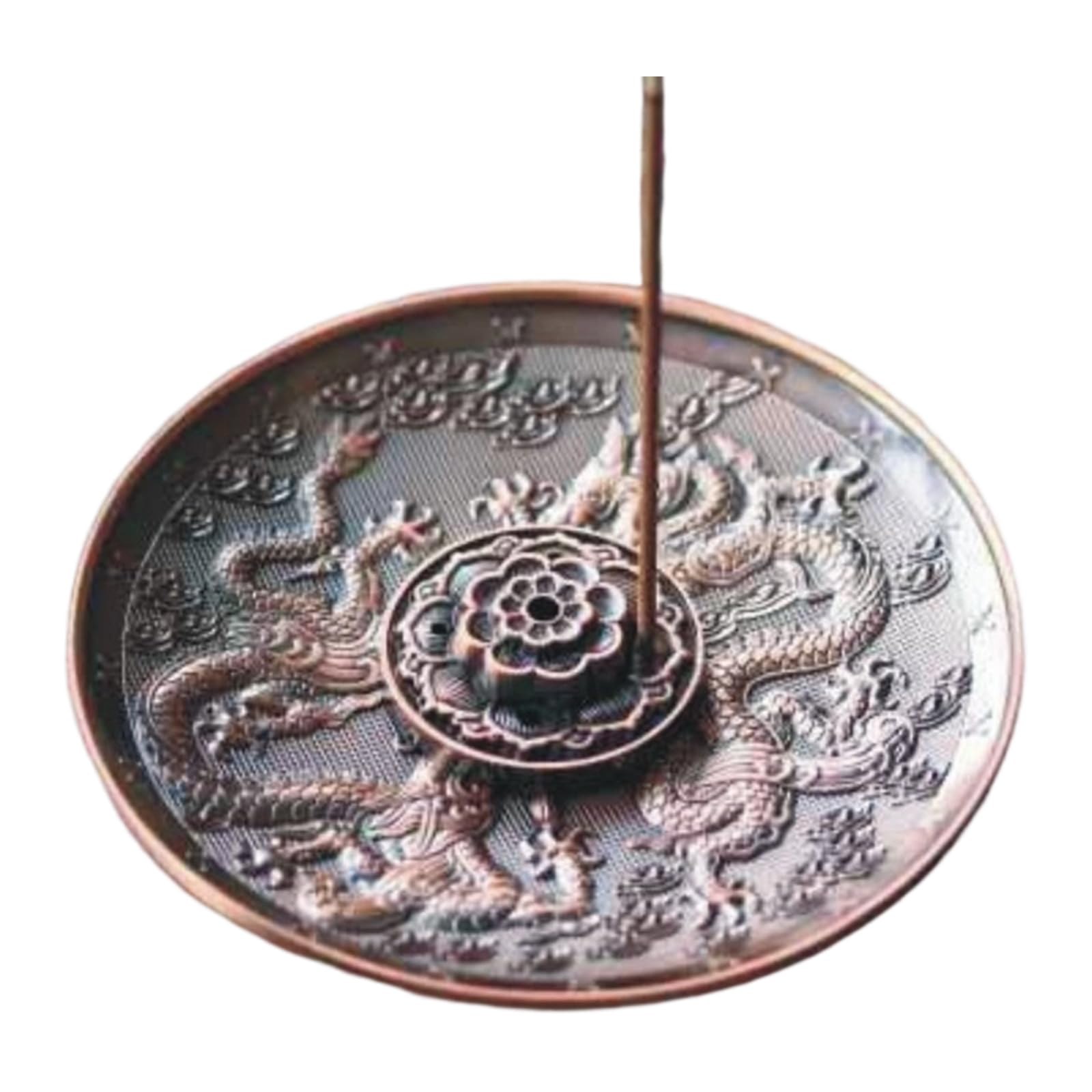 EXQIOUR Incenses Holders, Emboss Stick Burners, for/Coil/Cone Incensed with Ashes Catcher for Yogas Meditations Holders for Coil and Cones